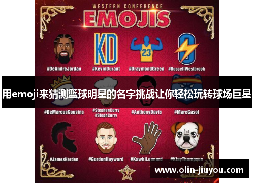 用emoji来猜测篮球明星的名字挑战让你轻松玩转球场巨星